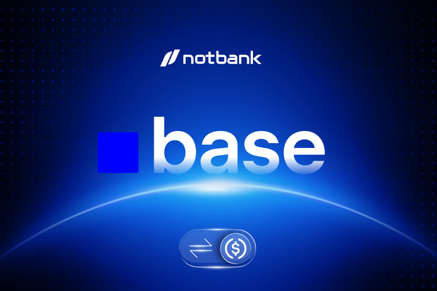 Notbank by CryptoMarket habilita a rede BASE para USDC e otimiza depósitos e retiradas