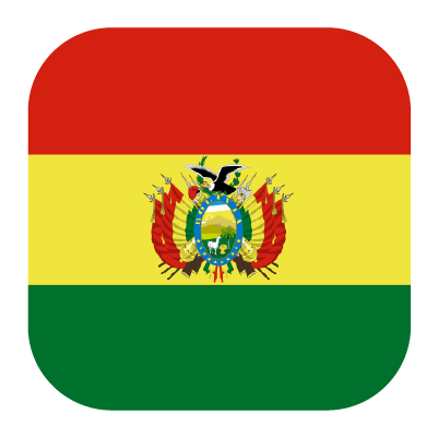 Bandera de Bolivia, representando la presencia de CryptoMarket en este país.